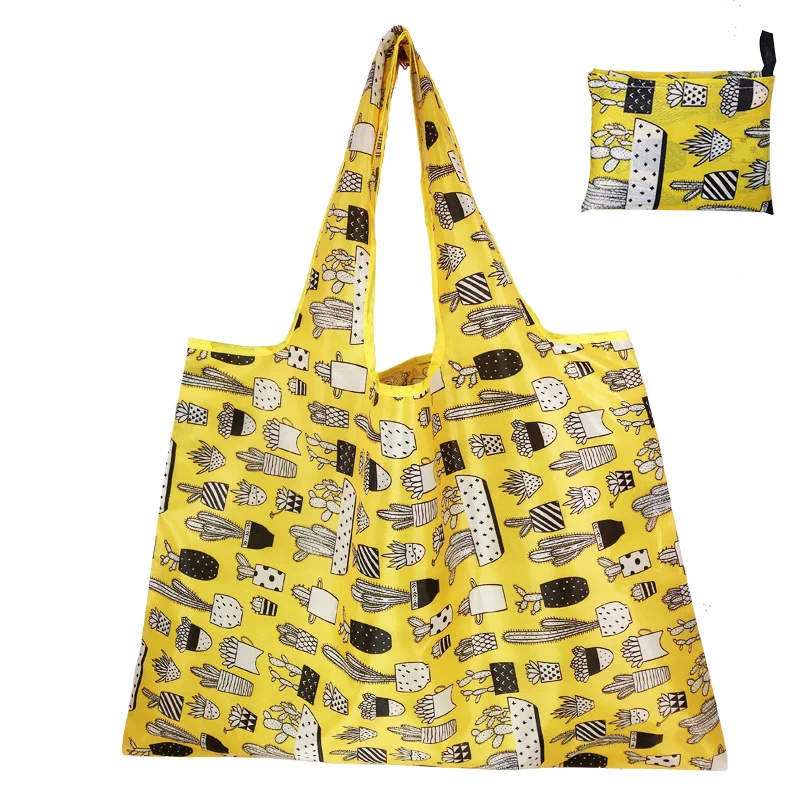 Foldable Supermarket Shopping Tote Bag