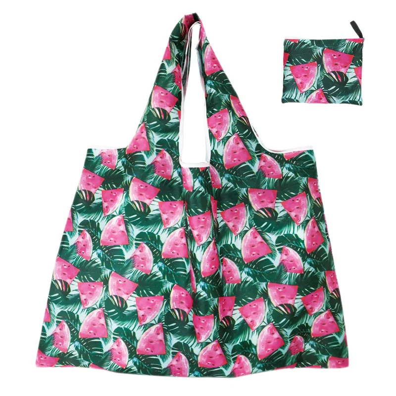 Foldable Supermarket Shopping Tote Bag