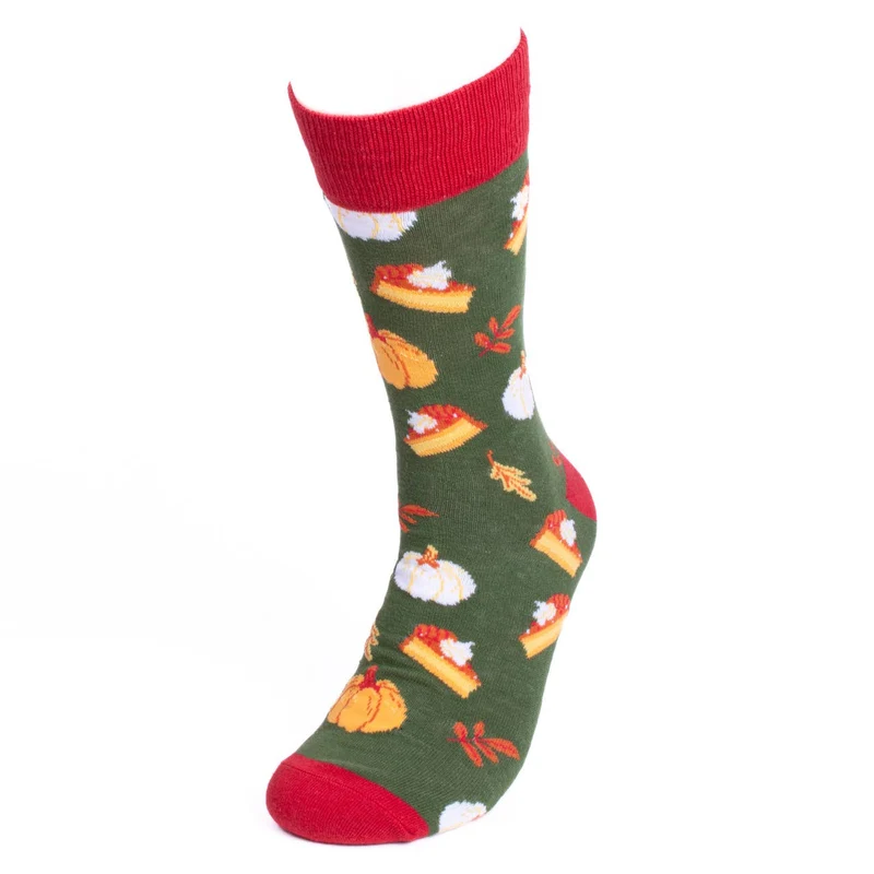 Pumpkin Pie Novelty Socks (Mens)