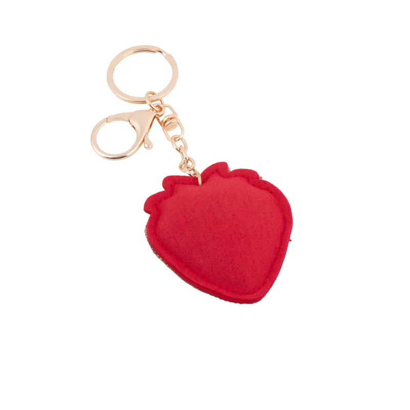 Bling Crystal Strawberry Keychain