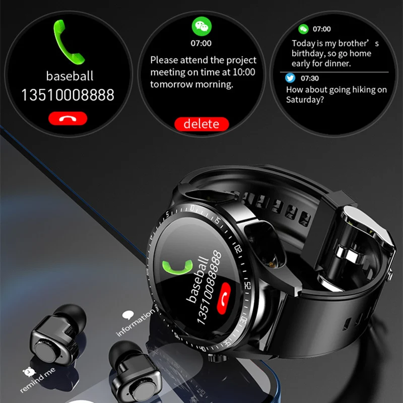 Multifunctional Two-in-one Smart Watch Earbuds