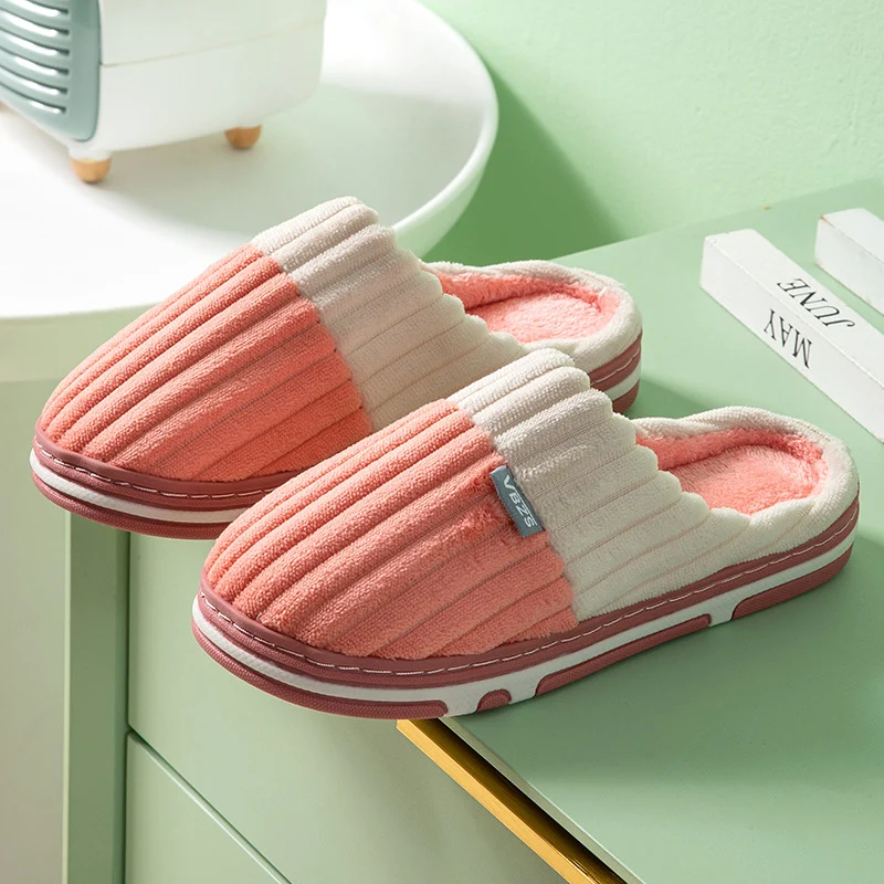 Unisex Corduroy Bedroom Slippers