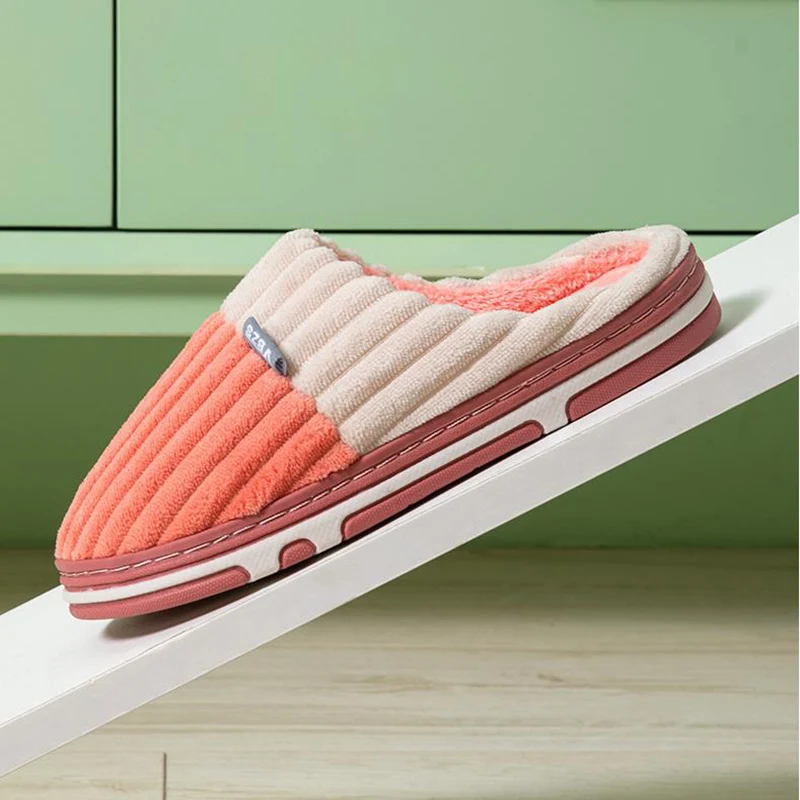 Unisex Corduroy Bedroom Slippers