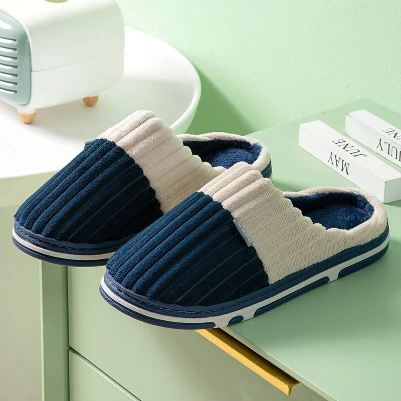Unisex Corduroy Bedroom Slippers