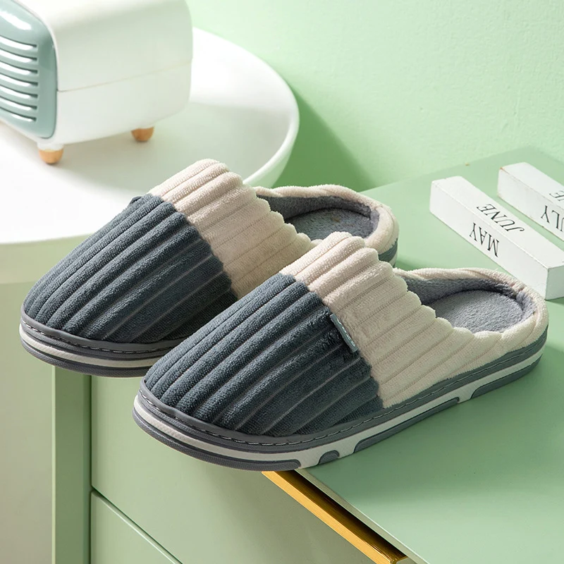 Unisex Corduroy Bedroom Slippers