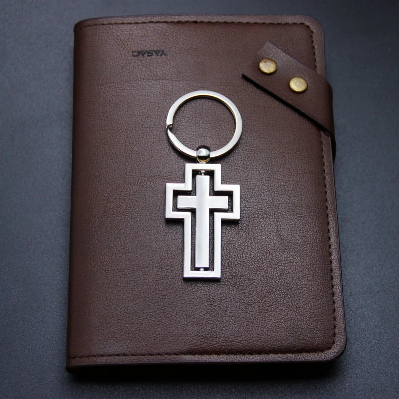 Cross Metal Keychain