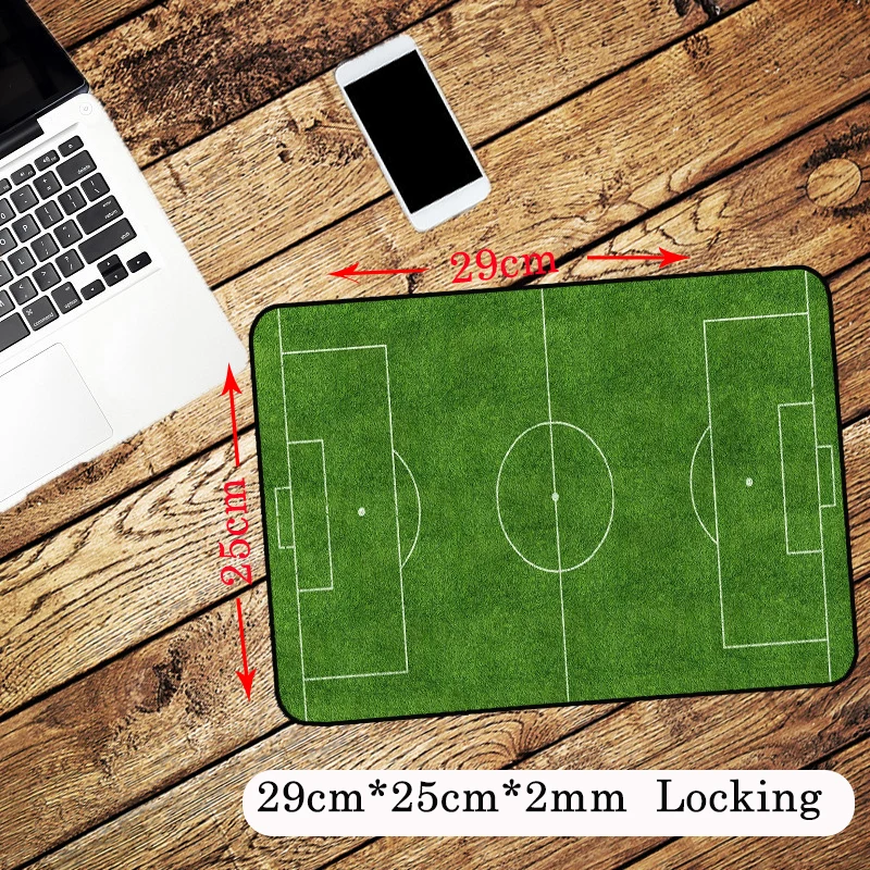 Soocer Field Pattern Mouse Pad Desk Pad