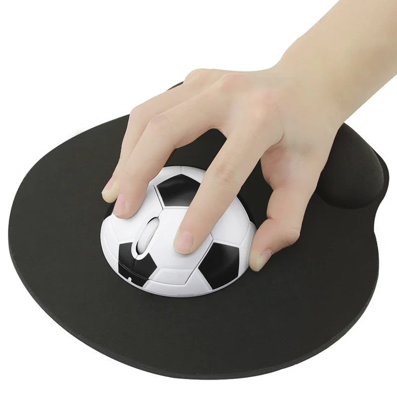 Sports Ball Shape Optical Wireless Ergonomic Computer Mouse