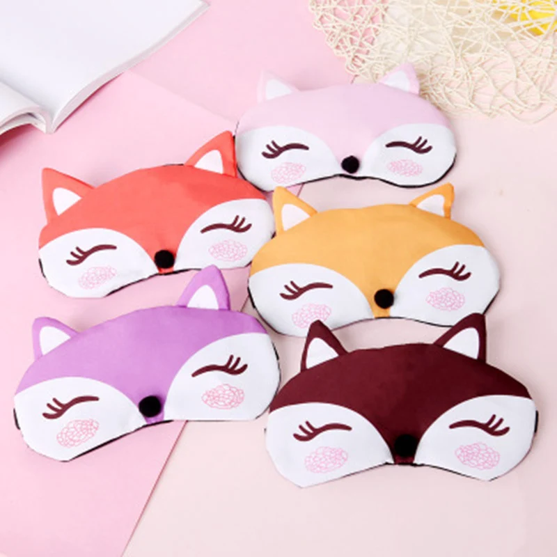 Cartoon Fox Sleeping Eye Mask