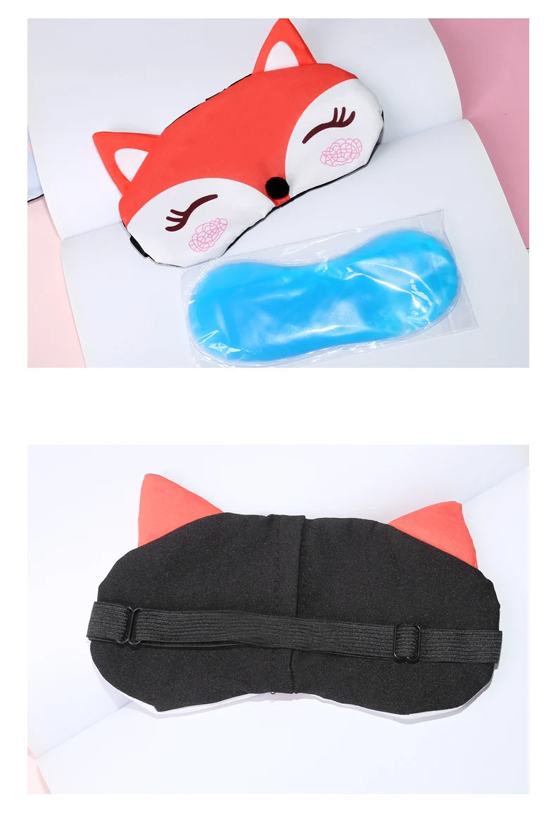 Cartoon Fox Sleeping Eye Mask