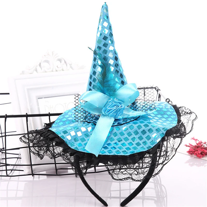 Sequin Witch Hat Headband