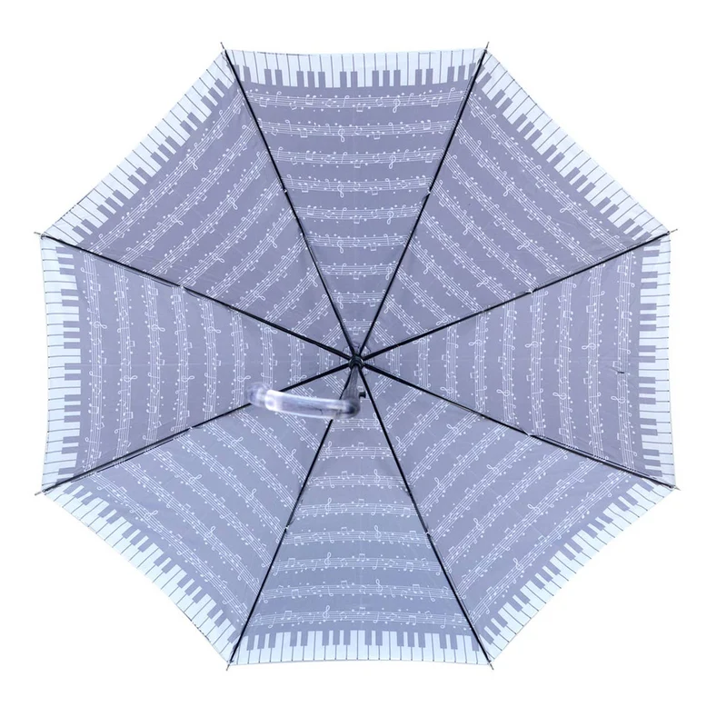Music Note Piano Printed Auto Open Umbrella