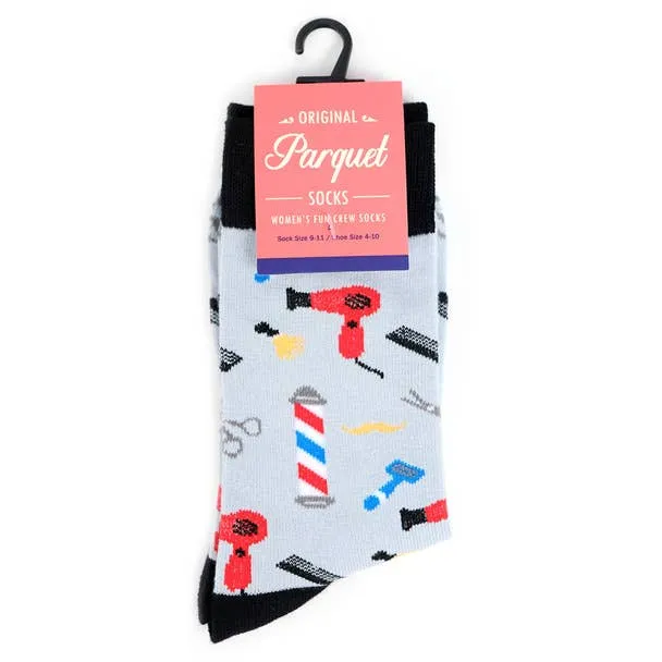 Barber Shop Novelty Socks