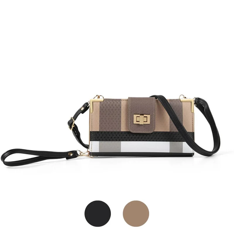 Tartan Wallet Clutch Crossbody