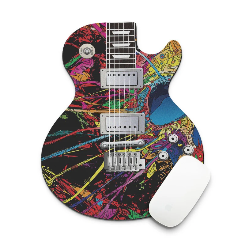 Guitar Shape Mouse Pad