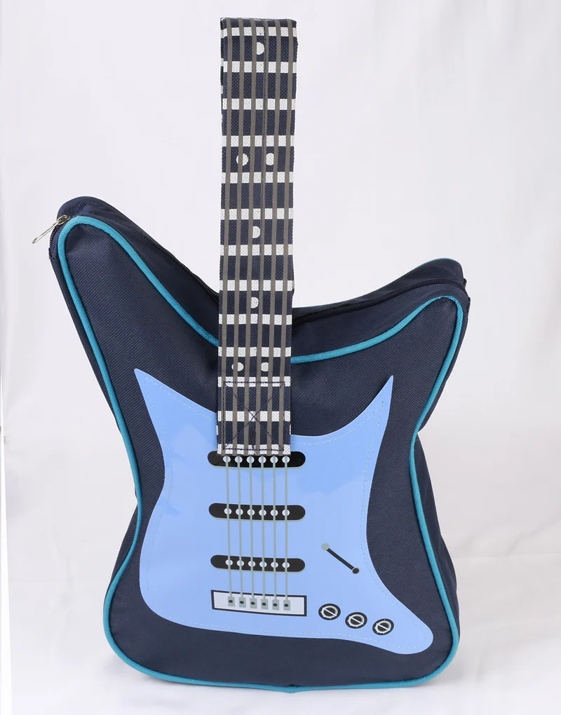 Fashion Casual Guitar Shape Crossbody Tote Bag