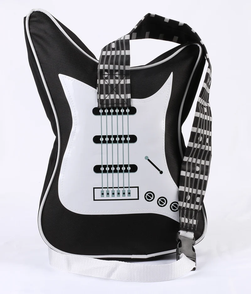 Fashion Casual Guitar Shape Crossbody Tote Bag