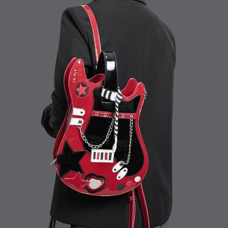 3-in-1 Style Guitar Backpack Crossbody Shoulder Bag