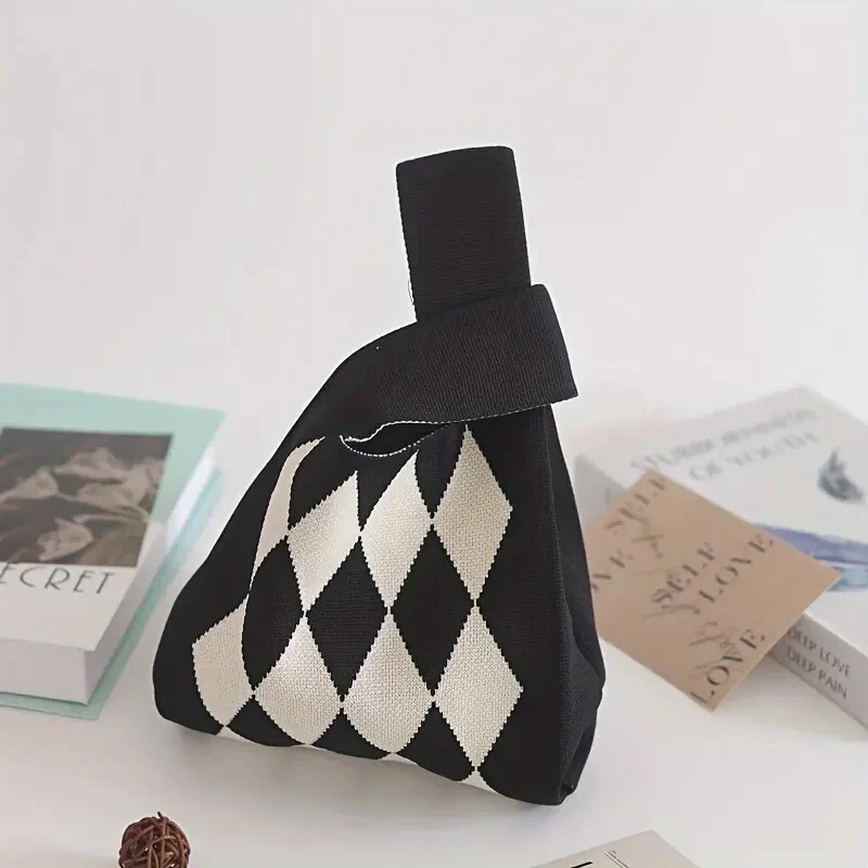 Knitted Mini Tote Bag