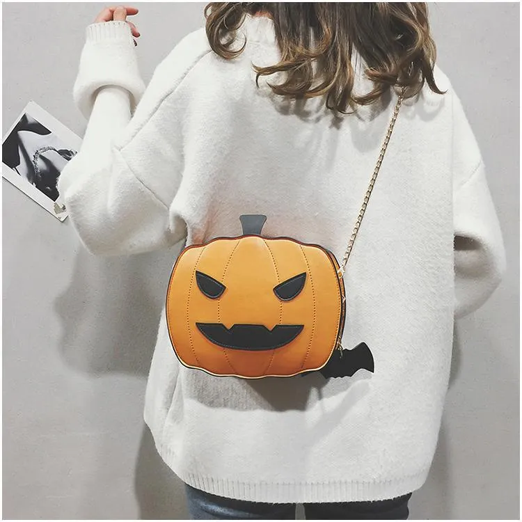 Jack-o-Lantern Shoulder Bag