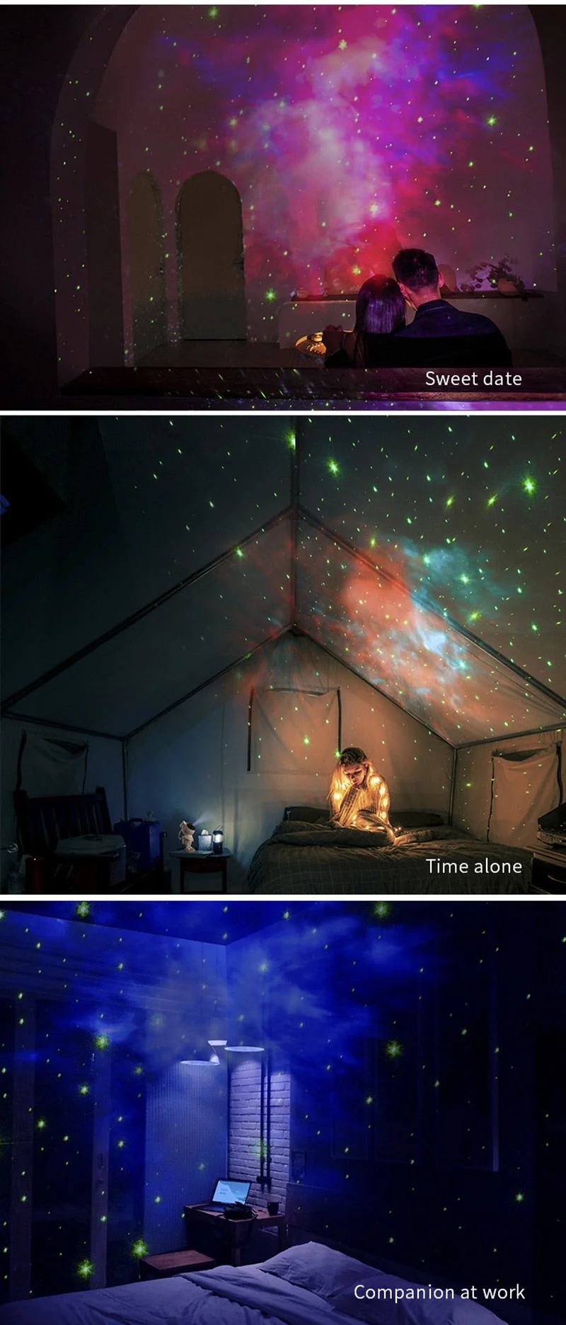 Astronaut Galaxy Projector | Rechargeable Galaxy Star Light
