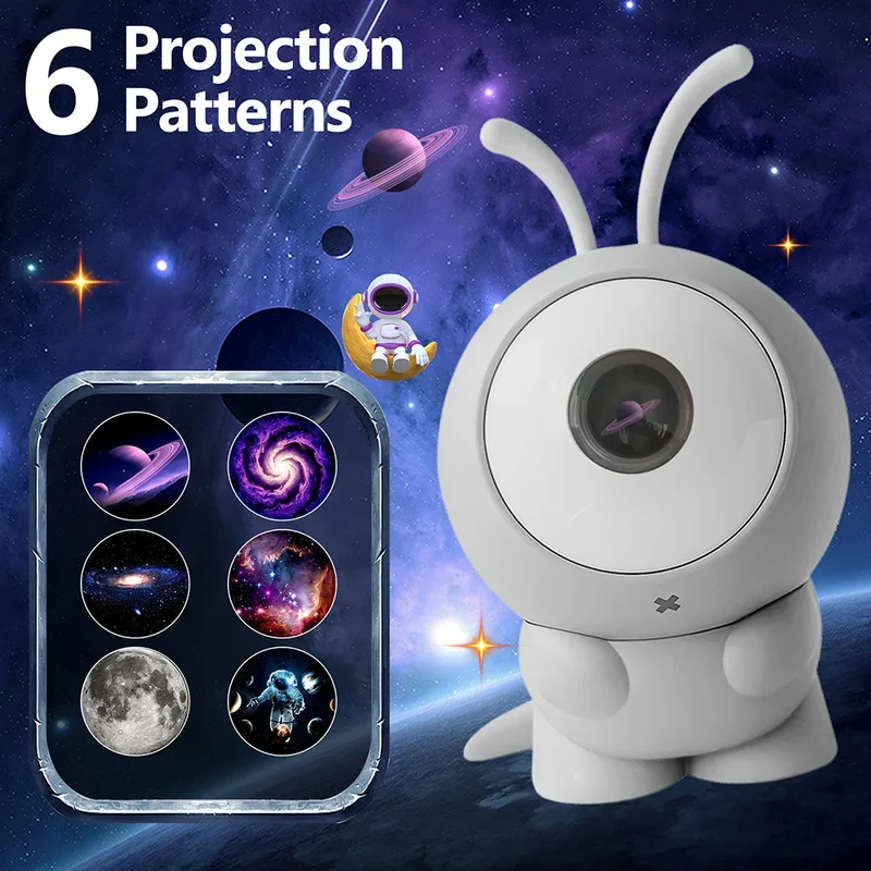 Astronaut-Inspired Galaxy Star Projector