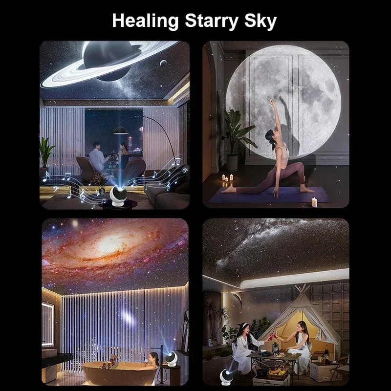 HD Galaxy Star Projector & White Noise Machine