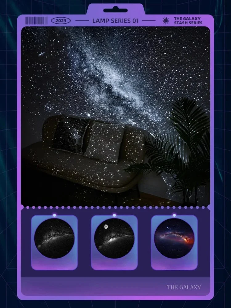 HD Galaxy Star Projector & White Noise Machine