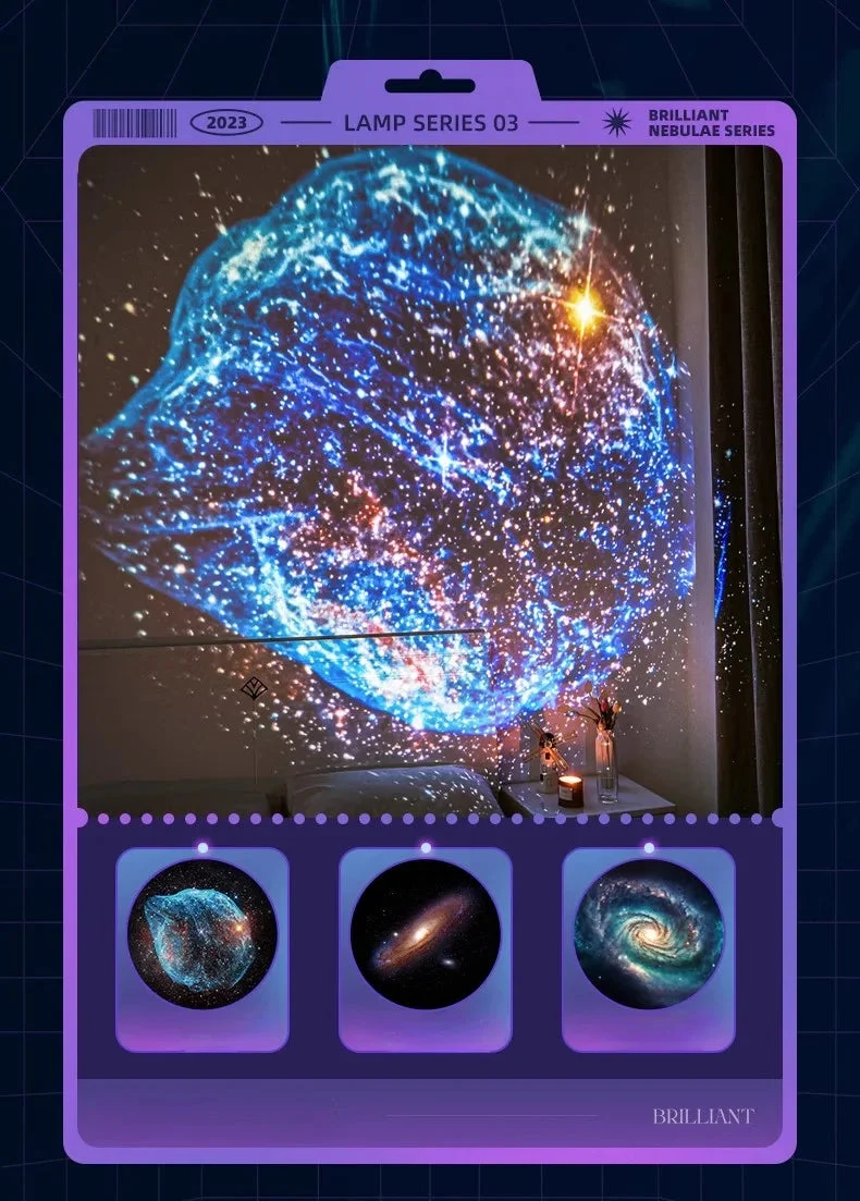 HD Galaxy Star Projector & White Noise Machine