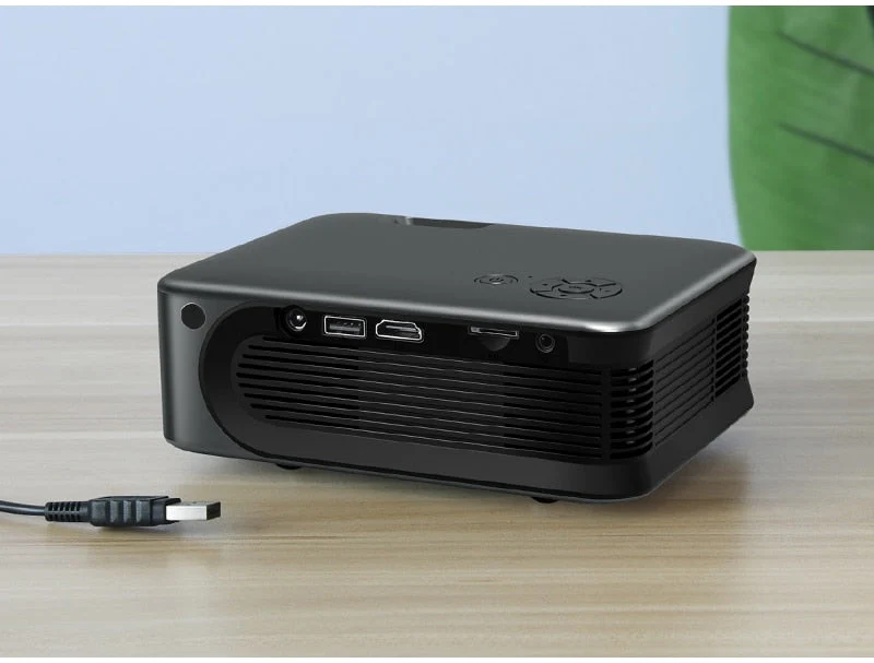 Portable 4K Mini Projector for Bedroom