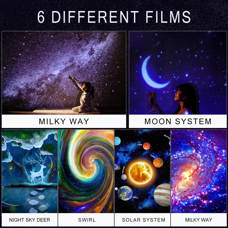 Planetarium Galaxy Projector | 6 In 1 LED Lamp