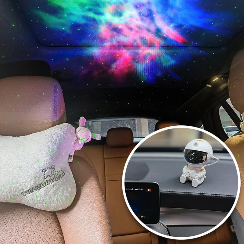 Astronaut Galaxy Star Projector | LED Light Nebula Lamp