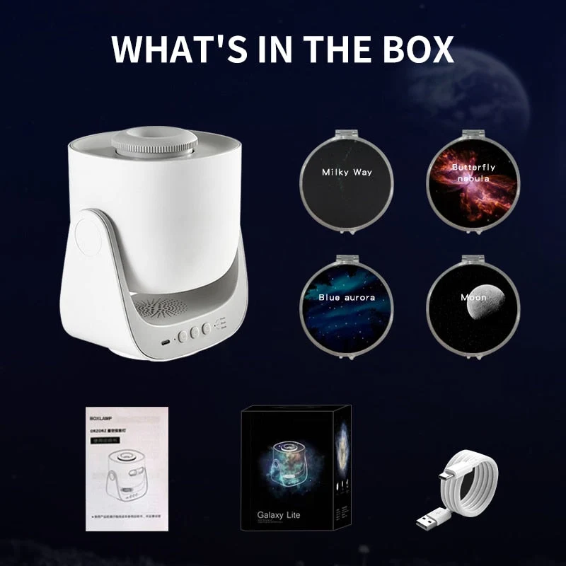 Galaxy Projector | Sky Projector | LED Rechargeable Sky Lamp