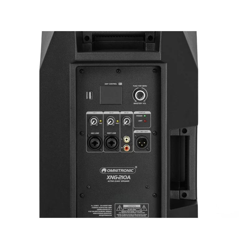 OMNITRONIC XNG-210A 2-way Speaker, attivo, DSP