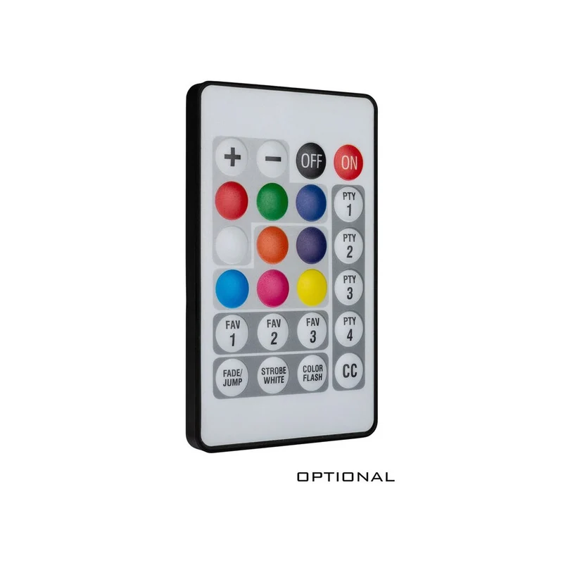 Briteq IP65 round 7 x 10 W RGBL ACCU projector + WDMX, battery operated