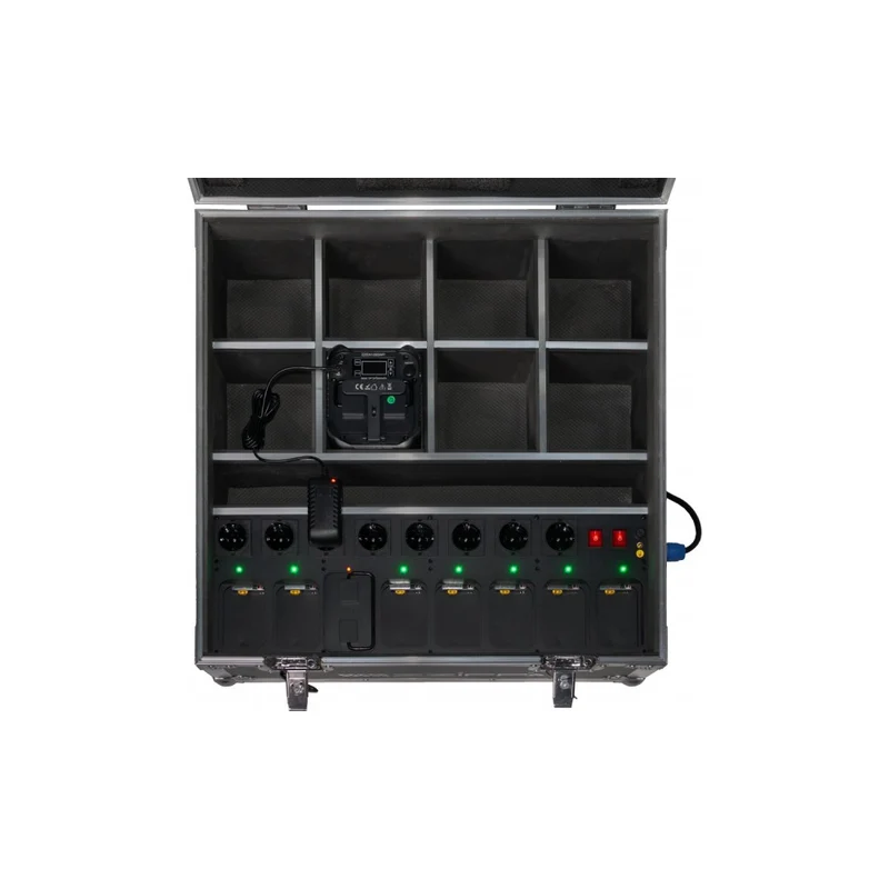 ZZIPP Flight case di ricarica e trasporto per 8 zzen126bwp