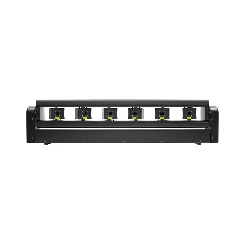 Evolite 6 × 1000 mW RGB laser bar, motorised scanning, TTL, DMX, stand-alone or music modes