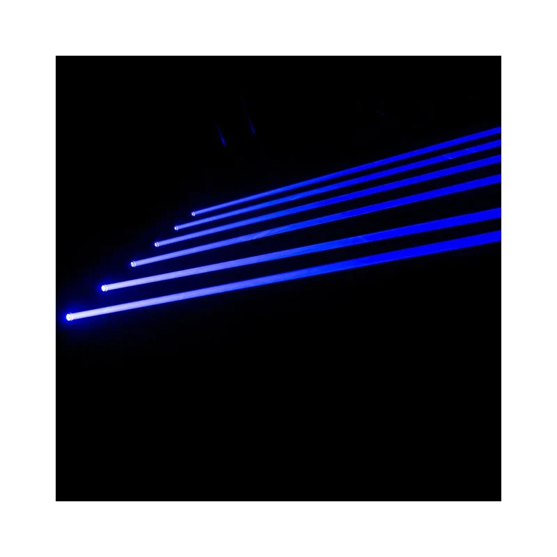 Evolite 6 × 1000 mW RGB laser bar, motorised scanning, TTL, DMX, stand-alone or music modes