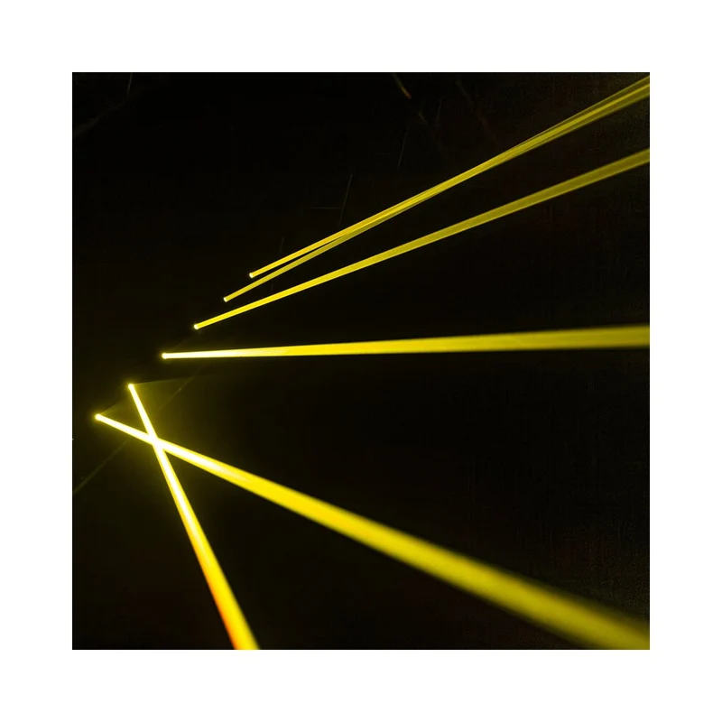 Evolite 6 × 1000 mW RGB laser bar, motorised scanning, TTL, DMX, stand-alone or music modes