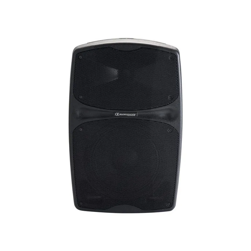 Audiophony 120 W RMS active battery-powered portable loudspeaker, 10" LF + 1" HF, USB / SD / BT5.0, talkover, effects