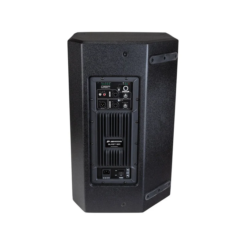 JB Systems Active 2 way wooden loudspeaker cabinet ,12" LF + 1.75" HF, DSP