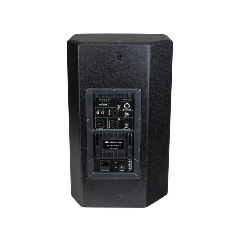 JB Systems Active 2 way wooden loudspeaker cabinet ,10" LF + 1.35" HF, DSP