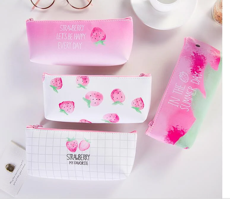 Strawberry Design Pencil Cases