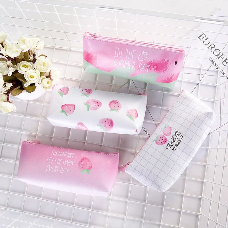 Strawberry Design Pencil Cases