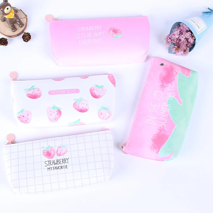 Strawberry Design Pencil Cases