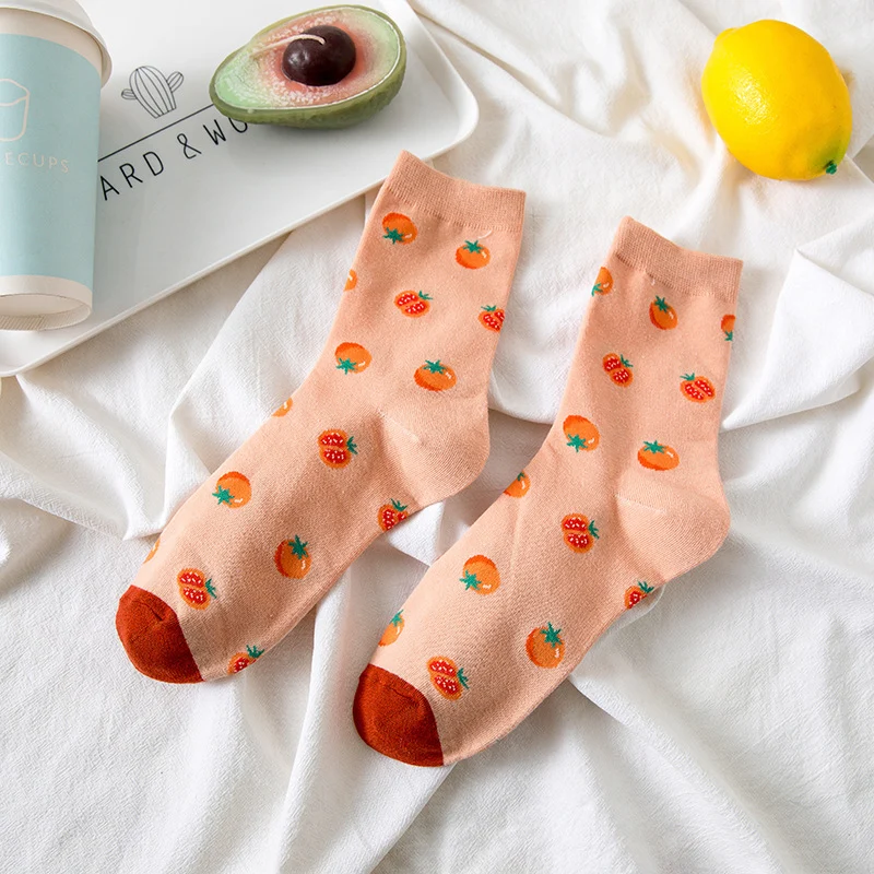 Cute Fruit & Veggies Socks