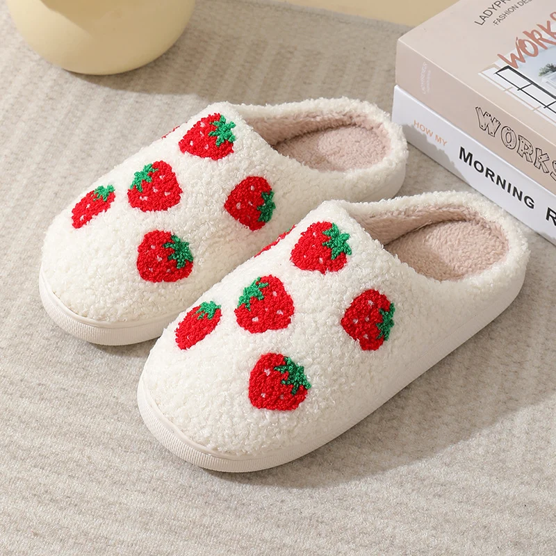 Fruit Printed Cotton Slippers
