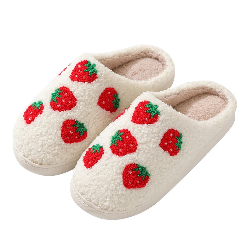 Fruit Printed Cotton Slippers
