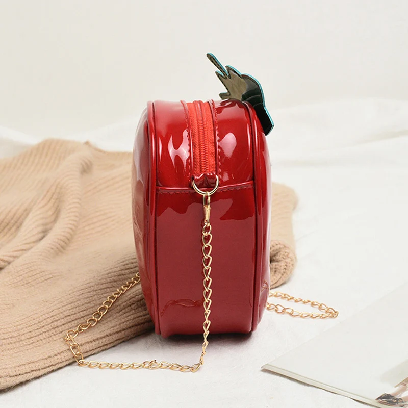 Strawberry Chain Crossbody Purse