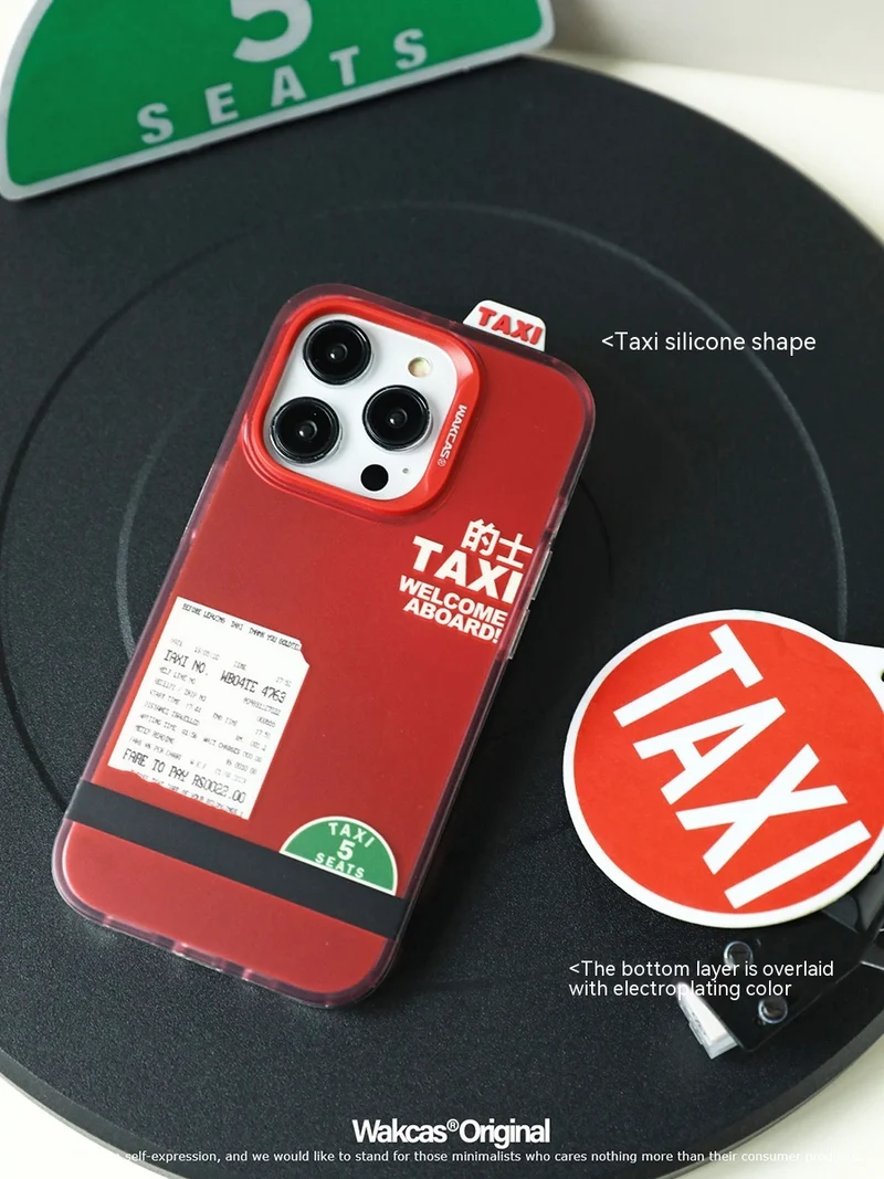 Creative Taxi Design iPhone Cases